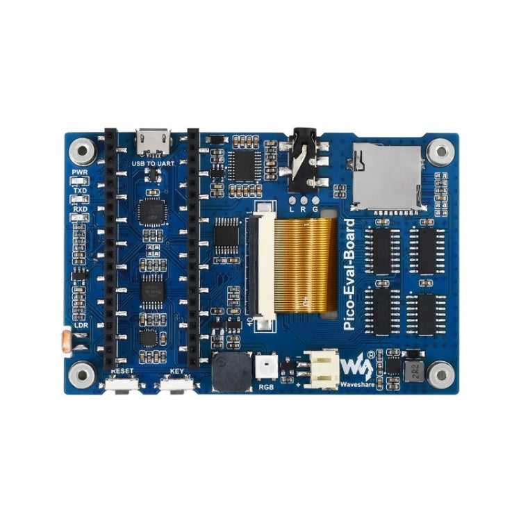 Waveshare 3.5 inch IPS Screen Overall Evaluation Board for Raspberry Pi Pico, Misc Onboard Components For Easily Evaluating The RP2040 - Modules Expansions Accessories by WAVESHARE | Online Shopping UK | buy2fix