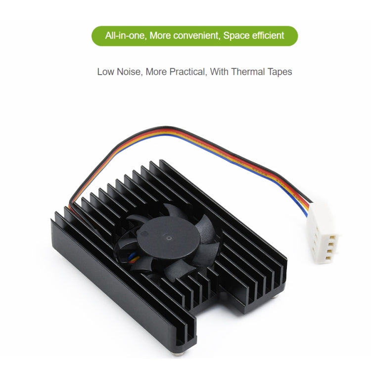 Waveshare Dedicated All-in-One 3007 Cooling Fan for Raspberry Pi CM4, Speed Adjustable, with Thermal Tapes - Modules Expansions Accessories by WAVESHARE | Online Shopping UK | buy2fix