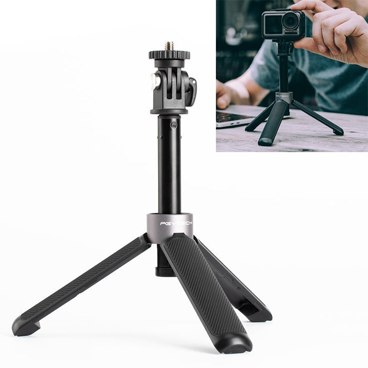 PGYTECH P-GM-117 Action Camera Tripod Extension Selfie Stick for DJI Osmo Action(Black) - DJI & GoPro Accessories by PGYTECH | Online Shopping UK | buy2fix