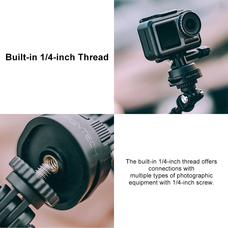 PGYTECH P-11B-023 Tripod Adapter for DJI Osmo Action(Black) - Other by PGYTECH | Online Shopping UK | buy2fix