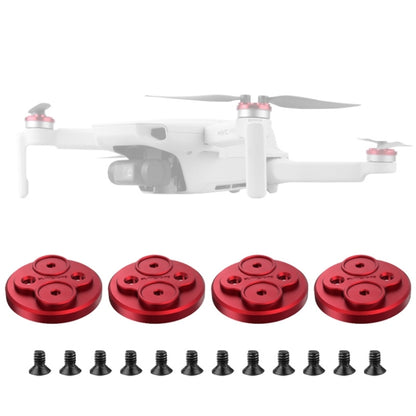 4 PCS Sunnylife Motor Metal Protection Cover for DJI Mini 2 (Red) - Other by Sunnylife | Online Shopping UK | buy2fix