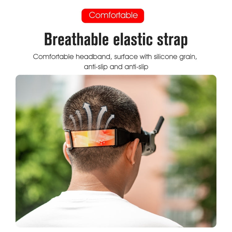 For DJI Avata Goggles 2 STARTRC Headband Elastic Straps(Orange) - DJI & GoPro Accessories by STARTRC | Online Shopping UK | buy2fix