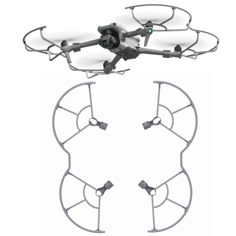 For DJI Air 3 Sunnylife KC680 Drone Propeller Protective Guard Anti-collision Ring (Grey) - Other by Sunnylife | Online Shopping UK | buy2fix