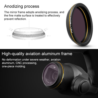 PGYTECH X4S-HD ND32 Gold-edge Lens Filter for DJI Inspire 2 / X4S Gimbal Camera Drone Accessories -  by PGYTECH | Online Shopping UK | buy2fix