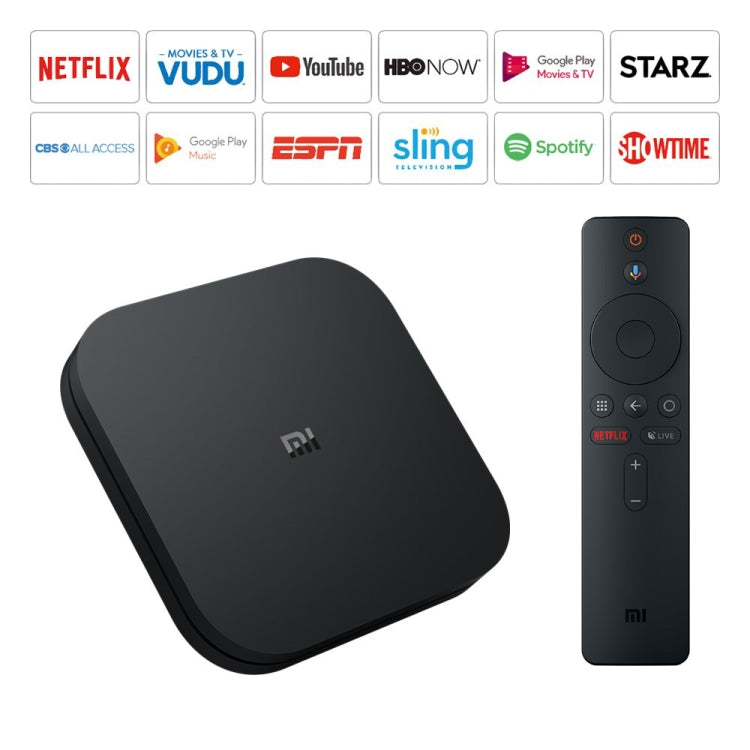 Xiaomi TV Box S 2nd Gen 4K HDR Google TV with Google Assistant Remote Streaming Media Player, Cortex-A55 Quad-core 64bit, 2GB+8GB, Google TV, EU Version(Black) - Others by Xiaomi | Online Shopping UK | buy2fix