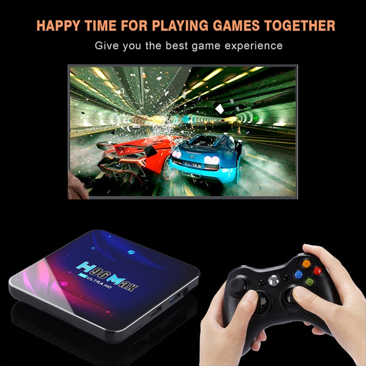 H96 Max V11 4K Smart TV BOX Android 11.0 Media Player with Remote Control, RK3318 Quad-Core 64bit Cortex-A53, RAM: 2GB, ROM: 16GB, Support Dual Band WiFi, Bluetooth, Ethernet, US Plug - Consumer Electronics by buy2fix | Online Shopping UK | buy2fix