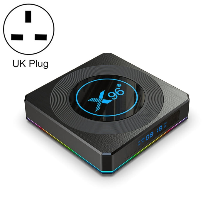 X96 X4 8K Smart TV BOX Android 11.0 Media Player with Remote Control, Amlogic S905X4 Quad Core ARM Cortex A55, RAM: 4GB, ROM: 64GB, Support 1000M, Dual Band WiFi, Bluetooth, UK Plug - Consumer Electronics by Beelink | Online Shopping UK | buy2fix
