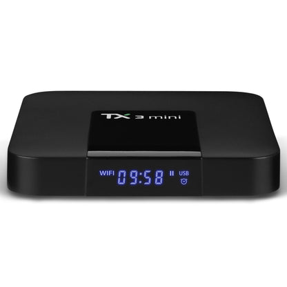 TX3 mini 4K HD Smart TV Box, Android 10.0, H616/H313 up to 1.2 GHz, Quad Core ARM Cortex-A53, 2GB + 16GB, Support 2.4G/5G WiFi, HDMI, AV, LAN, TF Card, US Plug - Consumer Electronics by buy2fix | Online Shopping UK | buy2fix