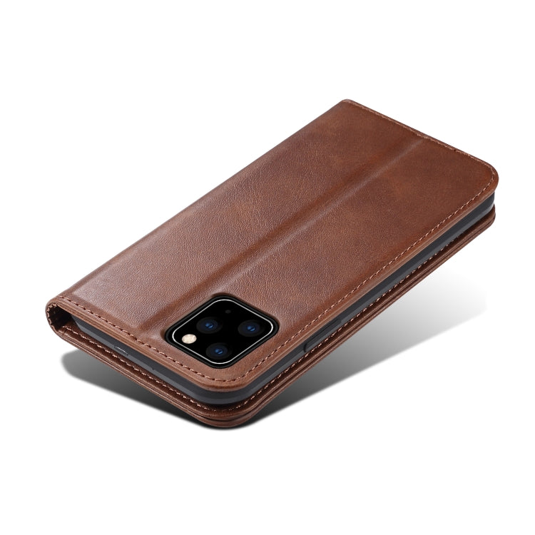 Suteni Calf Texture Horizontal Flip Leather Case with Holder & Card Slots & Wallet for iPhone 11 Pro Max(Brown) - iPhone 11 Pro Max Cases by Suteni | Online Shopping UK | buy2fix