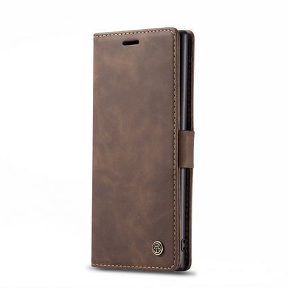 CaseMe-013 Multifunctional Horizontal Flip Leather Case with Card Slot & Holder & Wallet for Galaxy Note 10+(Coffee) - Galaxy Phone Cases by CaseMe | Online Shopping UK | buy2fix