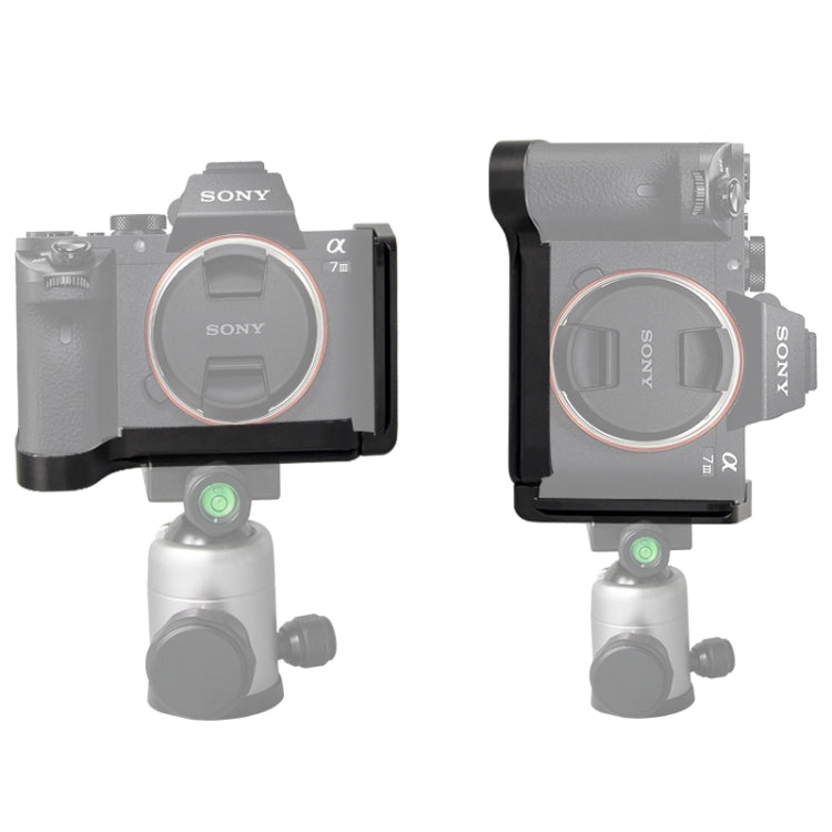 BEXIN A73 L-plate  Camera Vertical Clapper  for A7M3 A7III A7RIII Camera(Black) - Camera Accessories by BEXIN | Online Shopping UK | buy2fix