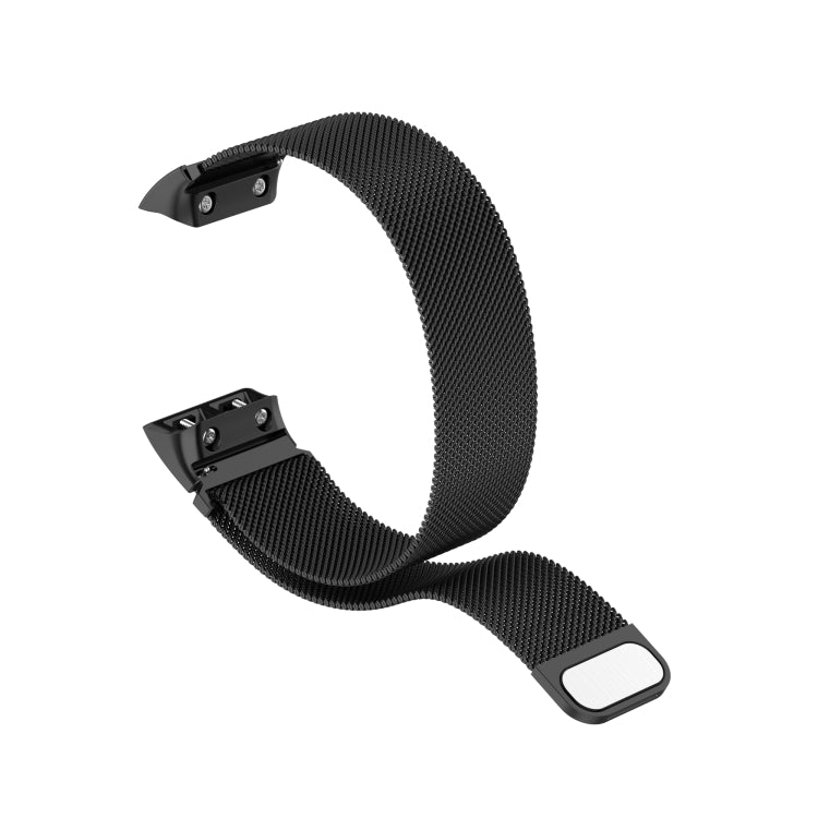 For Garmin Forerunner 35 / 30 Milanese Watch Band(Black) - Smart Wear by buy2fix | Online Shopping UK | buy2fix