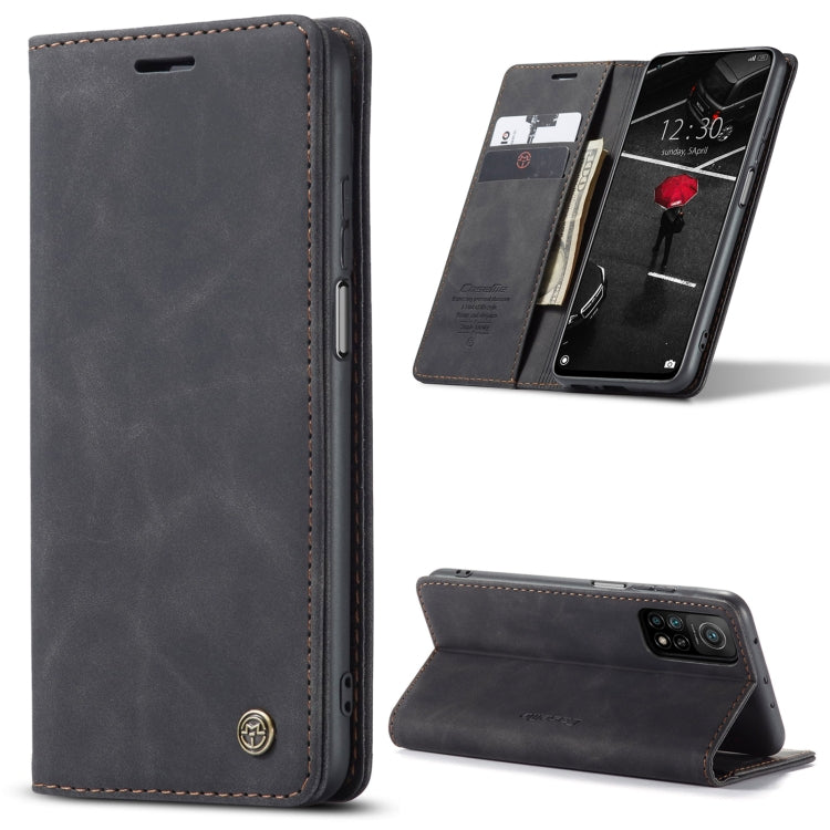 For Xiaomi Mi 10T 5G / 10T Pro 5G CaseMe-013 Multifunctional Retro Frosted Horizontal Flip Leather Case with Card Slot & Holder & Wallet(Black) - Xiaomi Cases by CaseMe | Online Shopping UK | buy2fix