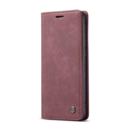 For Samsung Galaxy S21 Ultra 5G CaseMe 013 Multifunctional Horizontal Flip Leather Case with Holder & Card Slot & Wallet(Wine Red) - Samsung Accessories by CaseMe | Online Shopping UK | buy2fix