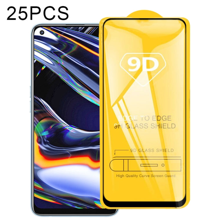 For OPPO Realme 7 Pro 25 PCS 9D Full Glue Full Screen Tempered Glass Film - Realme Tempered Glass by imak | Online Shopping UK | buy2fix