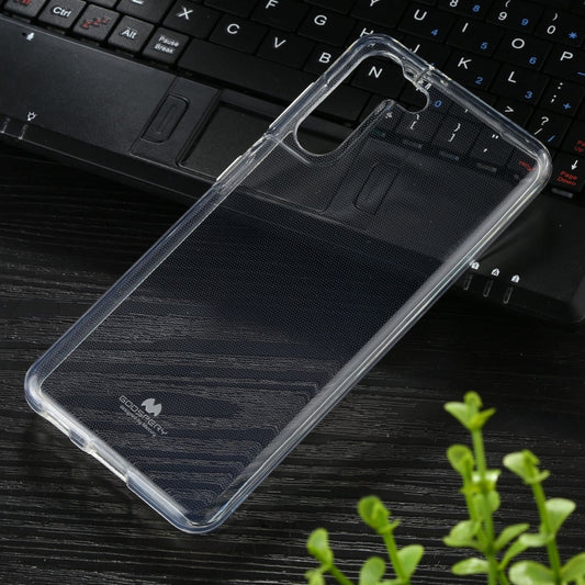 For Samsung Galaxy S21+ 5G GOOSPERY JELLY Full Coverage Soft Case(Transparent) - Samsung Accessories by GOOSPERY | Online Shopping UK | buy2fix