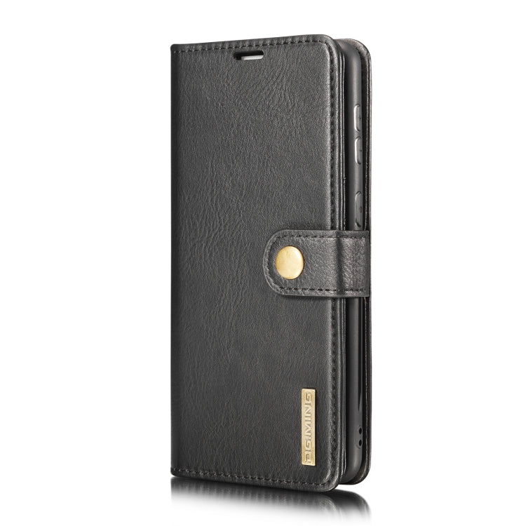 For Samsung Galaxy S21+ 5G DG.MING Crazy Horse Texture Flip Detachable Magnetic Leather Case with Holder & Card Slots & Wallet(Black) - Galaxy S21+ 5G Cases by DG.MING | Online Shopping UK | buy2fix