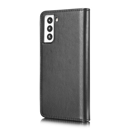 For Samsung Galaxy S21+ 5G DG.MING Crazy Horse Texture Flip Detachable Magnetic Leather Case with Holder & Card Slots & Wallet(Black) - Galaxy S21+ 5G Cases by DG.MING | Online Shopping UK | buy2fix