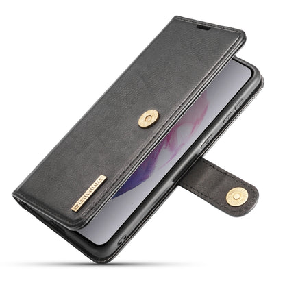 For Samsung Galaxy S21+ 5G DG.MING Crazy Horse Texture Flip Detachable Magnetic Leather Case with Holder & Card Slots & Wallet(Black) - Galaxy S21+ 5G Cases by DG.MING | Online Shopping UK | buy2fix