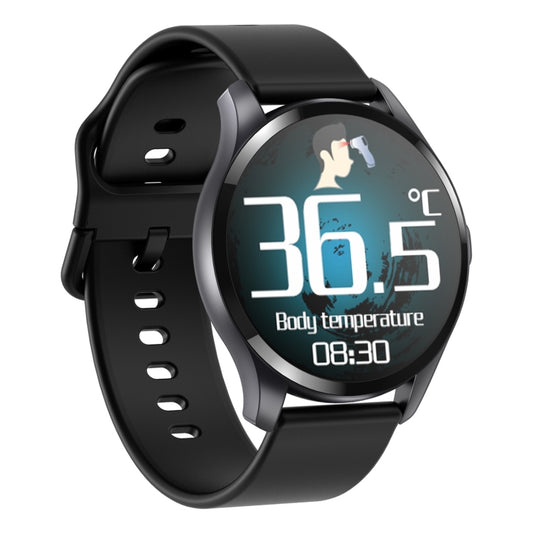 T88 1.28 inch TFT Color Screen IP67 Waterproof Smart Watch, Support Body Temperature Monitoring / Sleep Monitoring / Heart Rate Monitoring(Black) - Smart Wear by buy2fix | Online Shopping UK | buy2fix