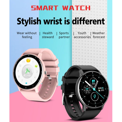 ZL02 1.28 inch Touch Screen IP67 Waterproof Smart Watch, Support Blood Pressure Monitoring / Sleep Monitoring / Heart Rate Monitoring(Rose Gold) - Smart Wear by buy2fix | Online Shopping UK | buy2fix