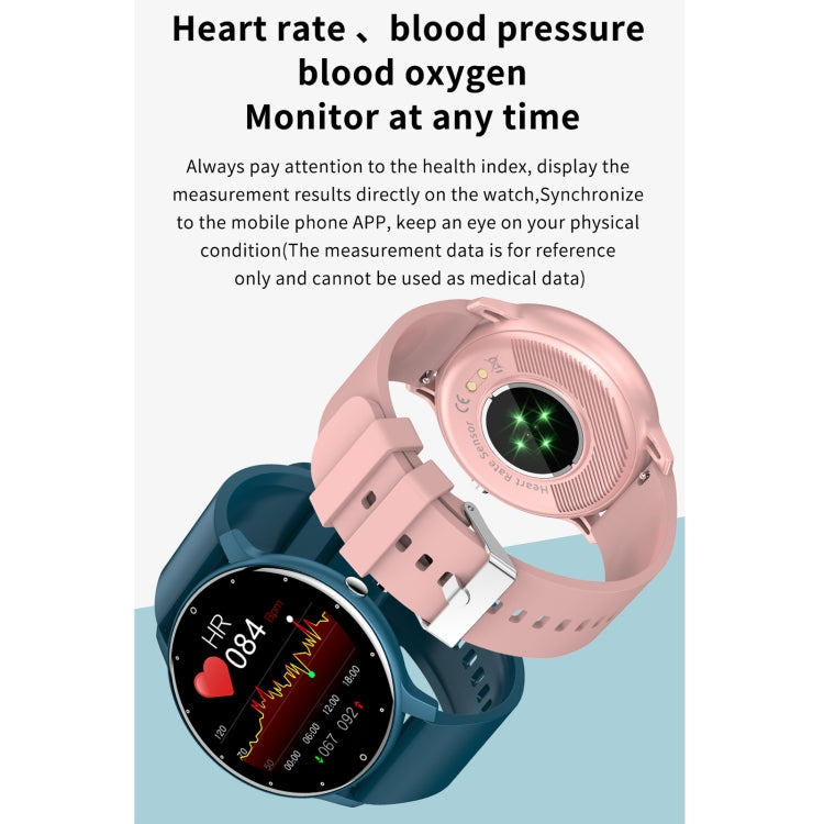 ZL02 1.28 inch Touch Screen IP67 Waterproof Smart Watch, Support Blood Pressure Monitoring / Sleep Monitoring / Heart Rate Monitoring(Black) - Smart Wear by buy2fix | Online Shopping UK | buy2fix