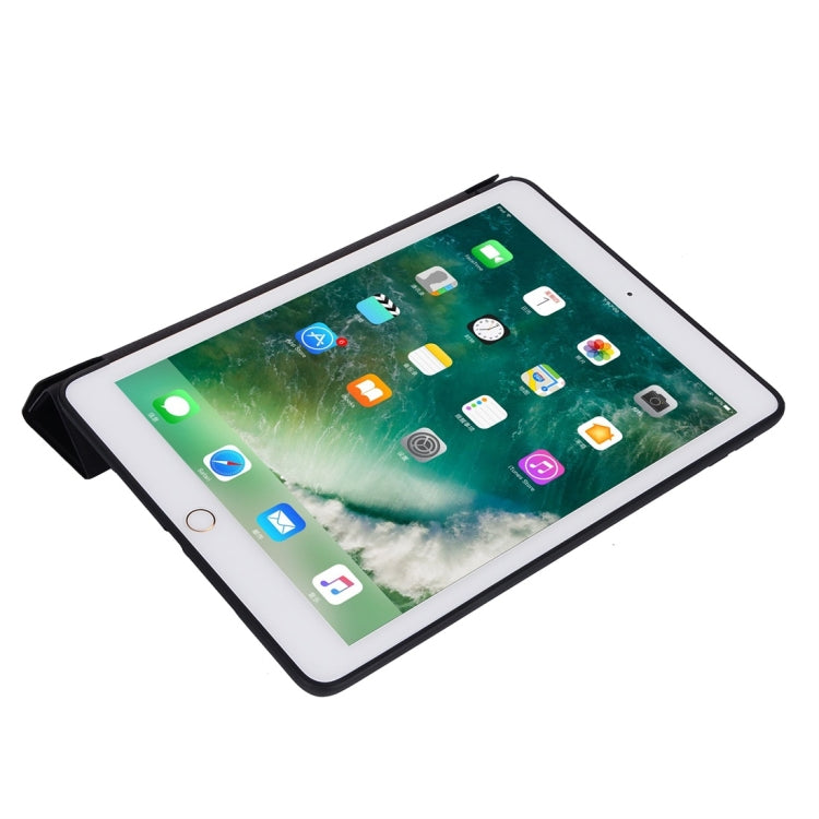 For iPad 10.2 2021 / 2020 / 2019 TPU Horizontal Deformation Flip Leather Case with Holder(Black) - Apple Accessories by buy2fix | Online Shopping UK | buy2fix