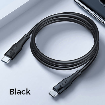 JOYROOM S-1230M3 60W PD Type-C / USB-C to Type-C / USB-C Fast Charging Data Cable, Length:1.2m(Black) - USB-C & Type-C Cable by JOYROOM | Online Shopping UK | buy2fix