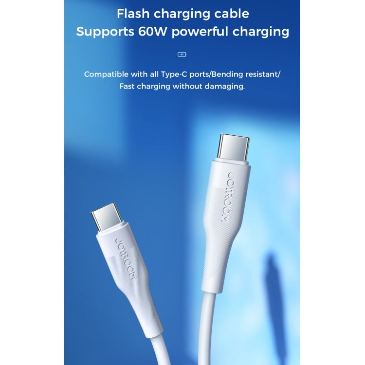 JOYROOM S-1230M3 60W PD Type-C / USB-C to Type-C / USB-C Fast Charging Data Cable, Length:1.2m(Black) - USB-C & Type-C Cable by JOYROOM | Online Shopping UK | buy2fix