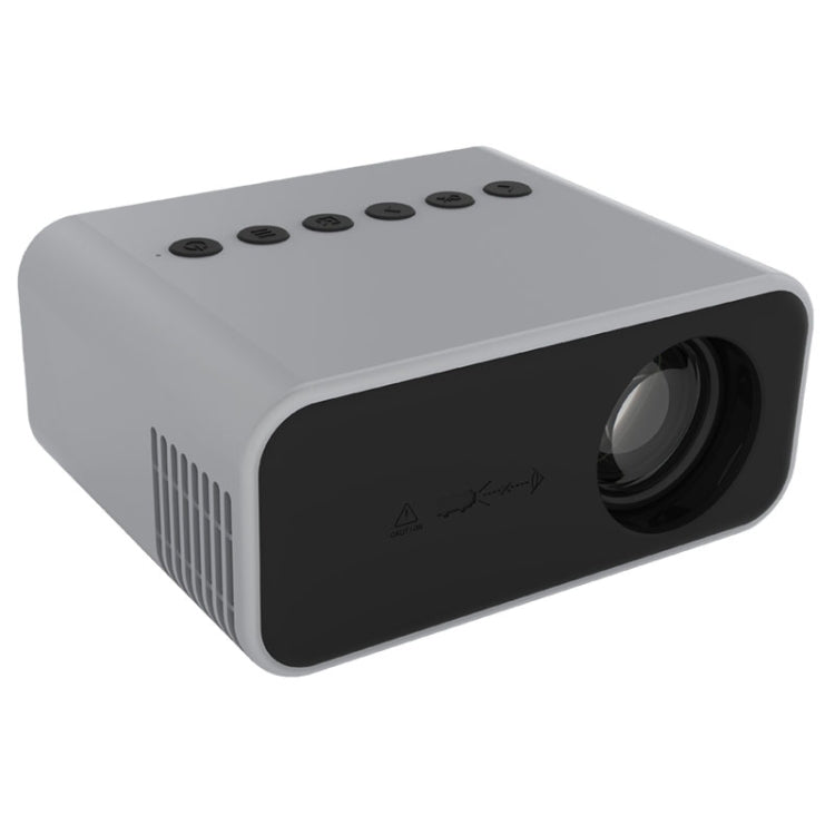 T500 1920x1080P 80 Lumens Portable Mini Home Theater LED HD Digital Projector With Remote Control & Adaptor(White) - Consumer Electronics by buy2fix | Online Shopping UK | buy2fix