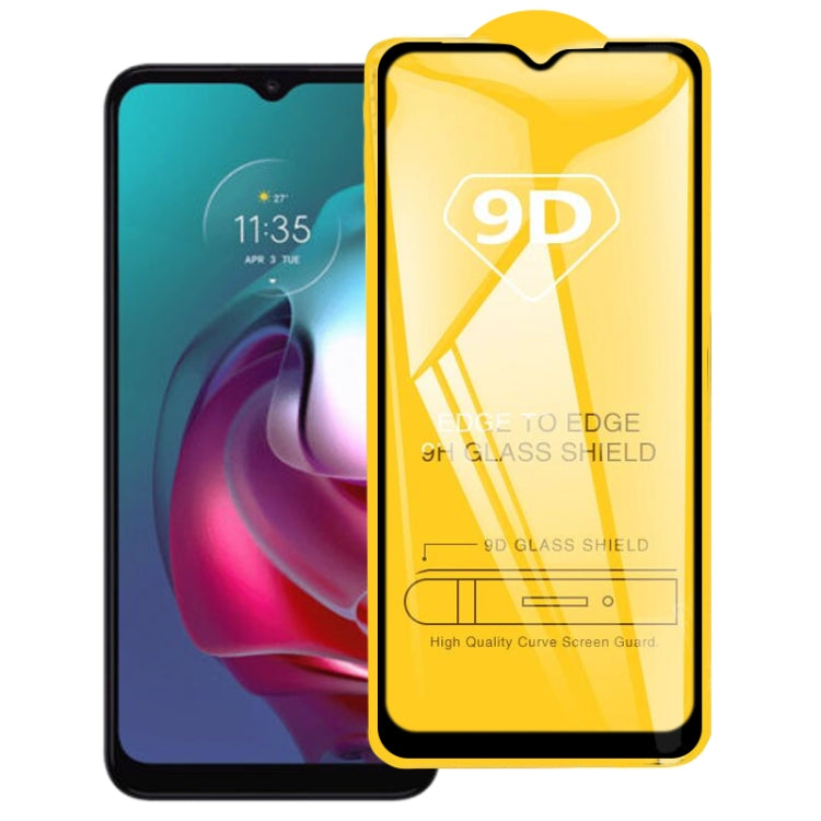 For Motorola Moto G30 9D Full Glue Full Screen Tempered Glass Film - Motorola Tempered Glass by buy2fix | Online Shopping UK | buy2fix