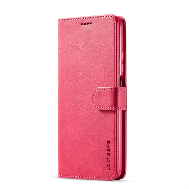 For Xiaomi Redmi Note 10 / Note 10S LC.IMEEKE Calf Texture Horizontal Flip Leather Case with Holder & Card Slots & Wallet(Red) - Xiaomi Cases by LC.IMEEKE | Online Shopping UK | buy2fix