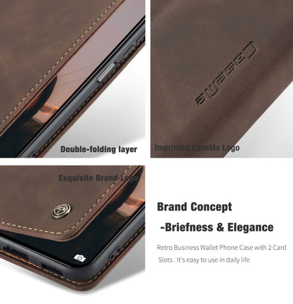 For Xiaomi Mi 11 Lite CaseMe 013 Multifunctional Horizontal Flip Leather Case, with Card Slot & Holder & Wallet(Coffee) - Xiaomi Cases by CaseMe | Online Shopping UK | buy2fix