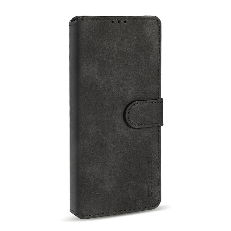 For OnePlus 9 DG.MING Retro Oil Side Horizontal Flip Leather Case with Holder & Card Slots & Wallet(Black) - OnePlus Cases by DG.MING | Online Shopping UK | buy2fix