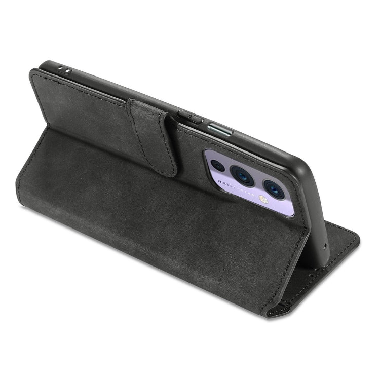 For OnePlus 9 DG.MING Retro Oil Side Horizontal Flip Leather Case with Holder & Card Slots & Wallet(Black) - OnePlus Cases by DG.MING | Online Shopping UK | buy2fix