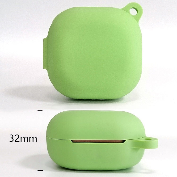 For Samsung Galaxy Buds Live / Pro Bluetooth Earphone Silicone Protective Case with Hook(Matcha) - Samsung Earphone Case by buy2fix | Online Shopping UK | buy2fix