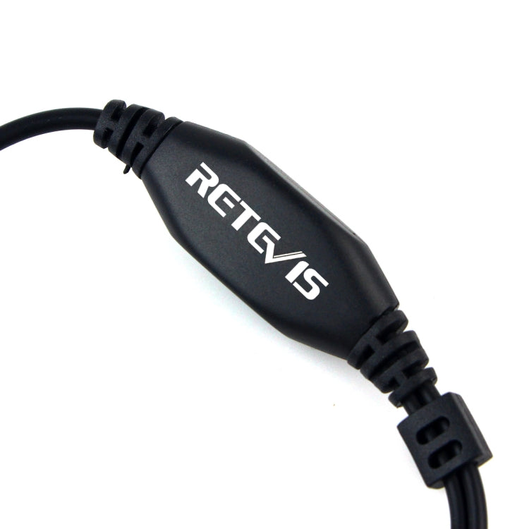 RETEVIS TK Throat PTT Covert Acoustic Tube Earphone Speaker Microphone for H-777 / RT-5R / RT-5RV / RT-B6 - Microphones & Headsets by RETEVIS | Online Shopping UK | buy2fix