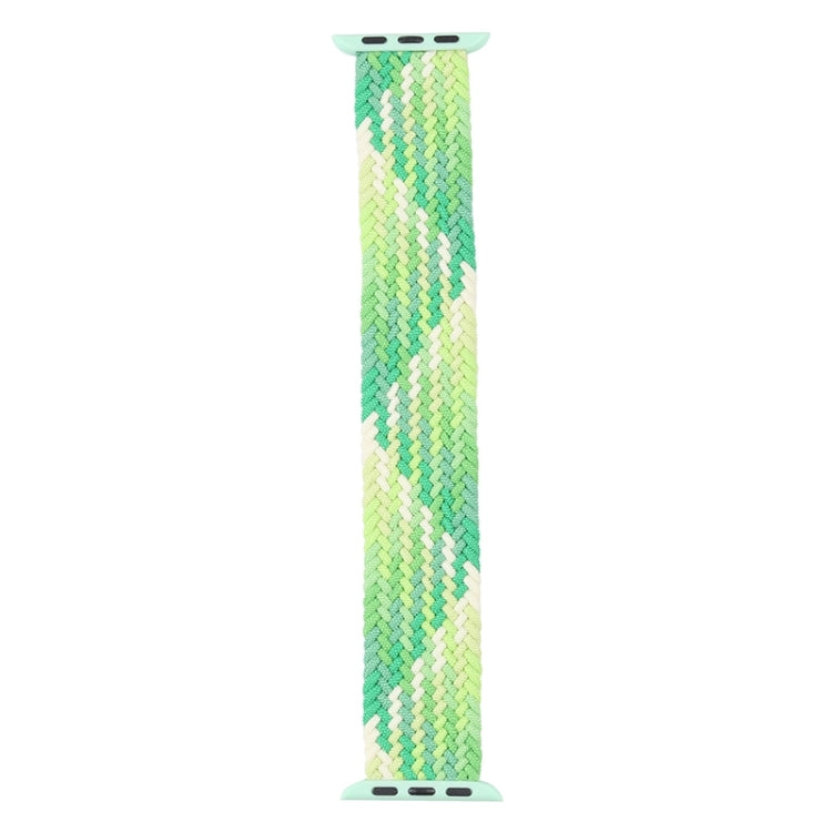 Single Loop Weaving Nylon Watch Band, Size: L 165mm For Apple Watch Ultra 49mm&Watch Ultra 2 49mm / Series 9&8&7 45mm / SE 3&SE 2&6&SE&5&4 44mm / 3&2&1 42mm(Lime) - Watch Bands by buy2fix | Online Shopping UK | buy2fix