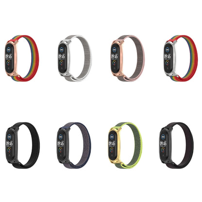 For Xiaomi Mi Band 6 / 5 / 4 / 3 Mijobs GT Nylon Loop Watch Band(Black) - Watch Bands by MIJOBS | Online Shopping UK | buy2fix