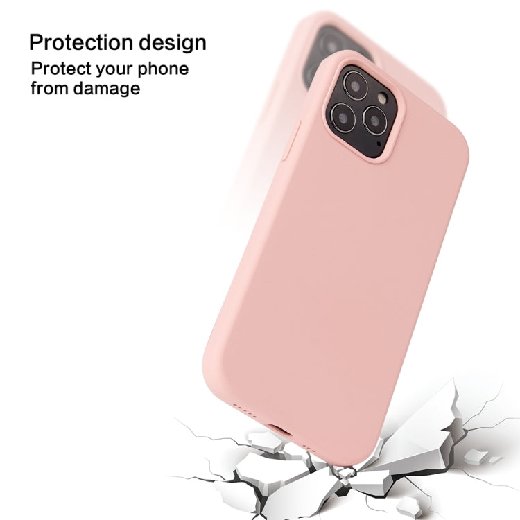 For iPhone 13 mini Solid Color Liquid Silicone Shockproof Protective Case (Light Purple) - iPhone 13 mini Cases by buy2fix | Online Shopping UK | buy2fix