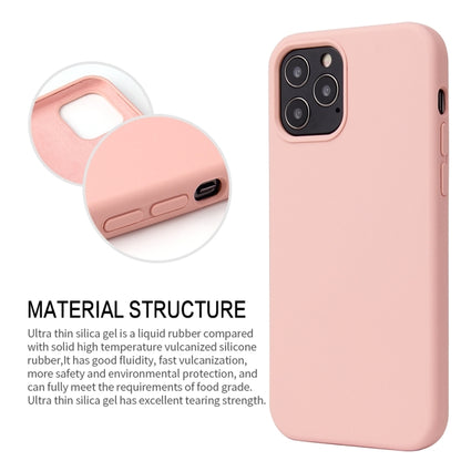 For iPhone 13 Solid Color Liquid Silicone Shockproof Protective Case(Sakura Pink) - iPhone 13 Cases by buy2fix | Online Shopping UK | buy2fix