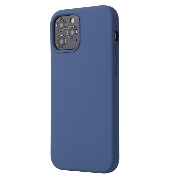 For iPhone 13 Pro Max Solid Color Liquid Silicone Shockproof Protective Case (Diamond Blue) - iPhone 13 Pro Max Cases by buy2fix | Online Shopping UK | buy2fix