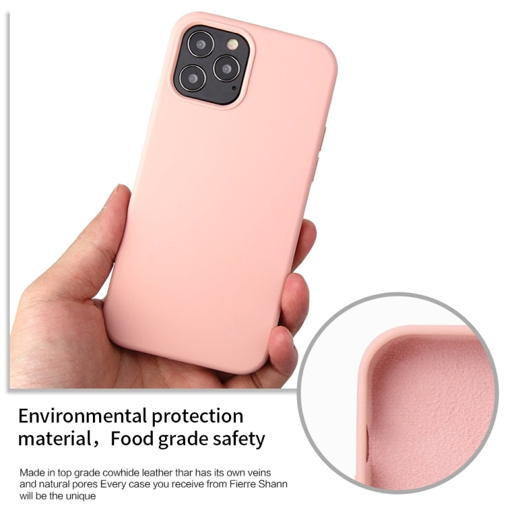 For iPhone 13 Pro Max Solid Color Liquid Silicone Shockproof Protective Case (Black) - iPhone 13 Pro Max Cases by buy2fix | Online Shopping UK | buy2fix