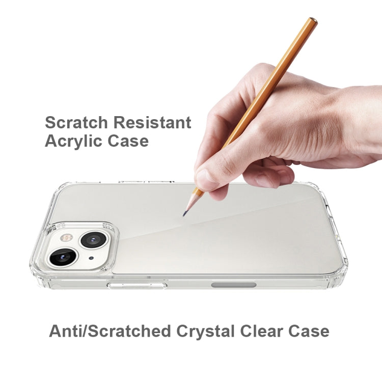 For iPhone 13 Shockproof Scratchproof TPU + Acrylic Protective Case(Transparent) - Apple Accessories by buy2fix | Online Shopping UK | buy2fix