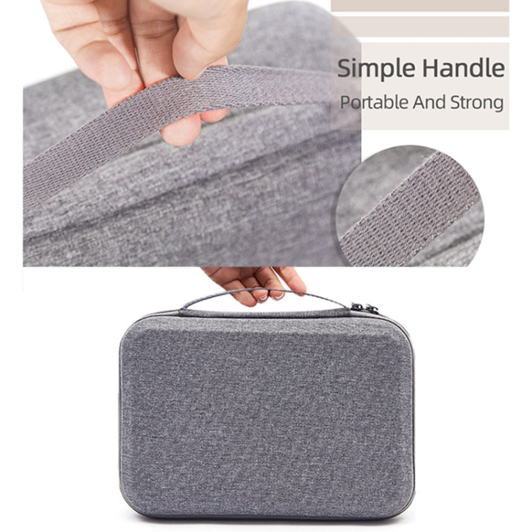 For DJI Mini SE Shockproof Carrying Hard Case Storage Bag, Size: 21.5 x 29.5 x 10cm(Grey + Red Liner) - DJI & GoPro Accessories by buy2fix | Online Shopping UK | buy2fix