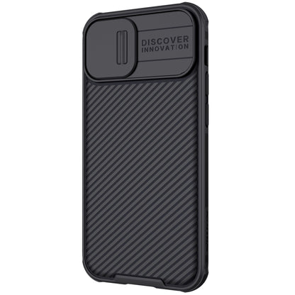 For iPhone 13 NILLKIN Black Mirror Pro Series Camshield Full Coverage Dust-proof Scratch Resistant Phone Case(Black) - iPhone 13 Cases by NILLKIN | Online Shopping UK | buy2fix