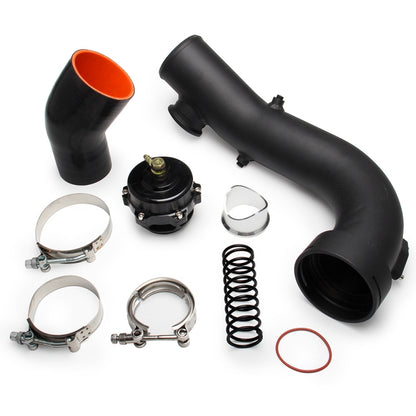 JQG1006-BK Car Modified 50mm Turbo Intake Pipe Kit for BMW N54 E88 E90 - In Car by buy2fix | Online Shopping UK | buy2fix