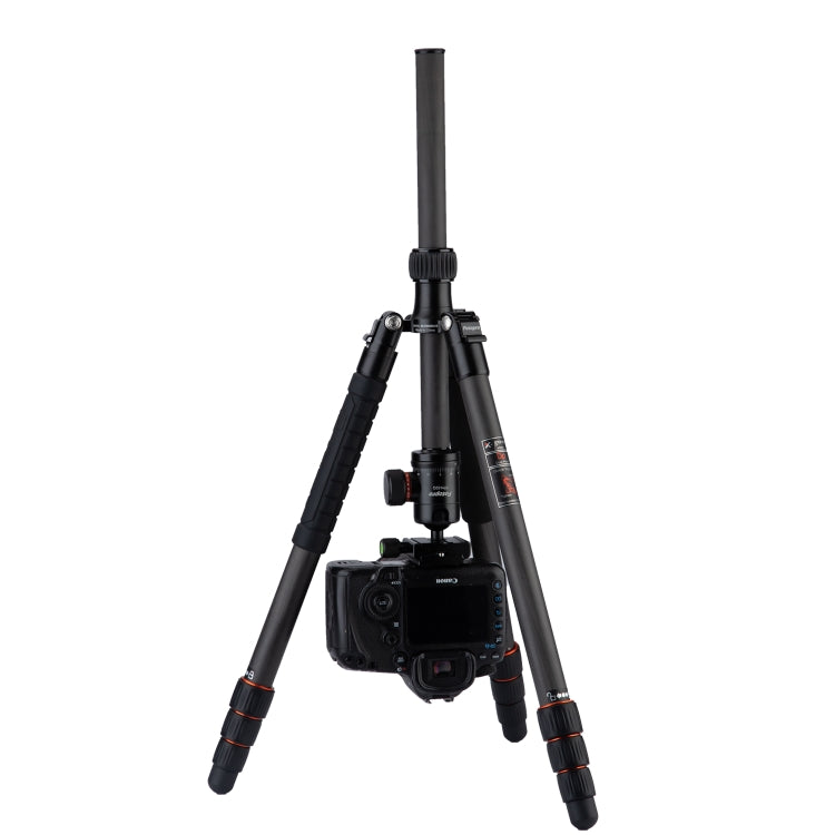 Fotopro X-go Plus E Portable Carbon Fiber Camera Tripod with Dual Action Ball Head - Tripods by Fotopro | Online Shopping UK | buy2fix