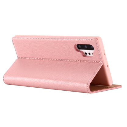 For Galaxy Note 10+ GEBEI PU+TPU Horizontal Flip Protective Case with Holder & Card Slots(Rose Gold) - Galaxy Phone Cases by GEBEI | Online Shopping UK | buy2fix