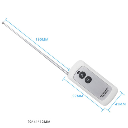 1000-2E Two-button Water Pump Motor Smart Socket Access Control Lamp Learning Wireless Remote Control, Frequency:433M 1527(White) - Consumer Electronics by buy2fix | Online Shopping UK | buy2fix